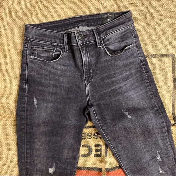 *DONATED* VINCE | Grey Distressed Skinny Jeans - Picture 5 of 16